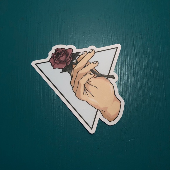 Picked Rose Sticker - Picture 2 of 3